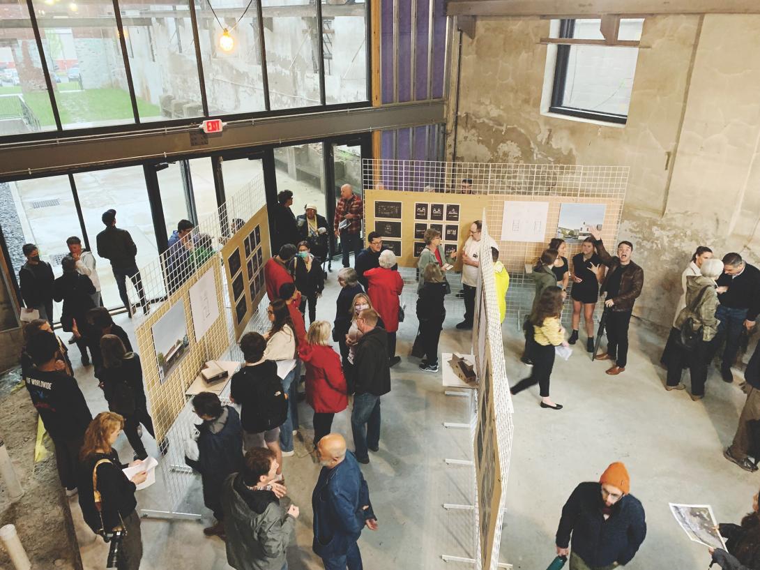 A pop-up gallery show in South Bethlehem to jumpstart community conversations around the design of new affordable housing